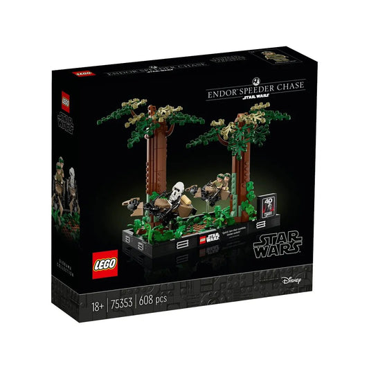 LEGO® Star Wars™ 75353 Verfolgungsjagd auf Endor – Diorama