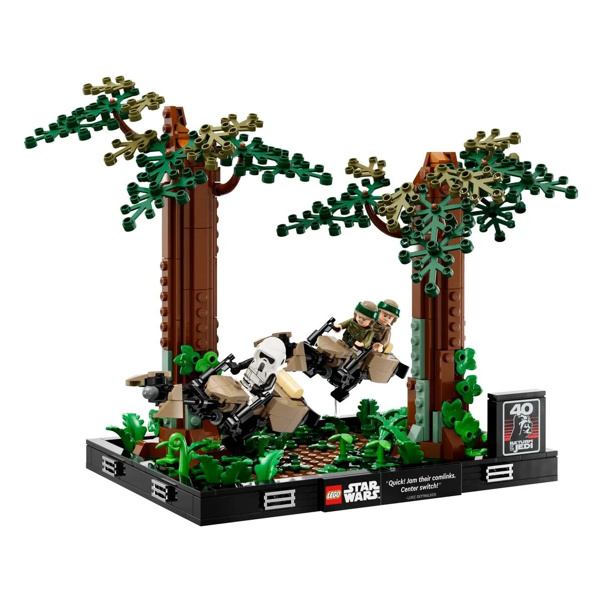 LEGO® Star Wars™ 75353 Verfolgungsjagd auf Endor – Diorama