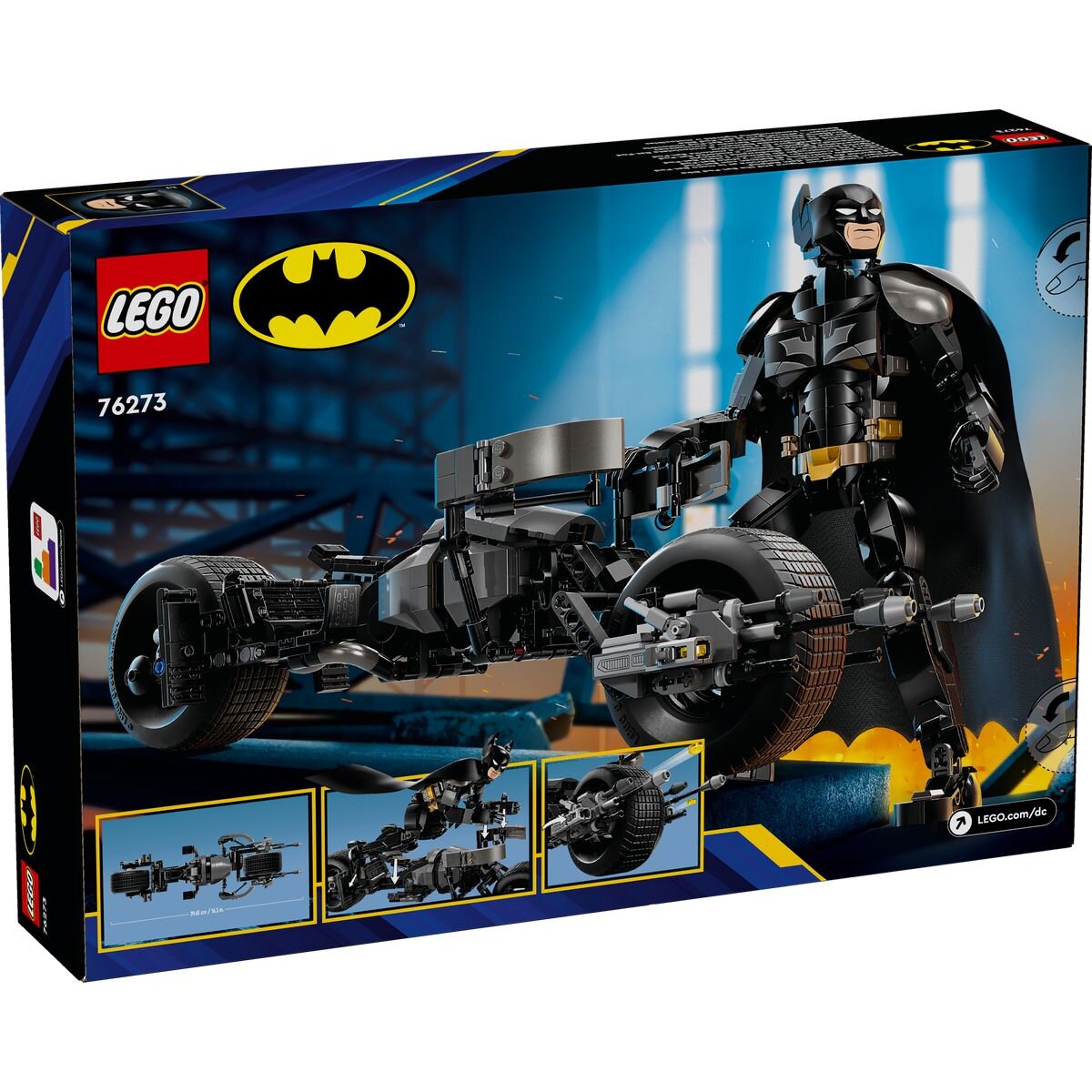 LEGO® Super Heroes 76273 Batman™ Baufigur mit dem Batpod