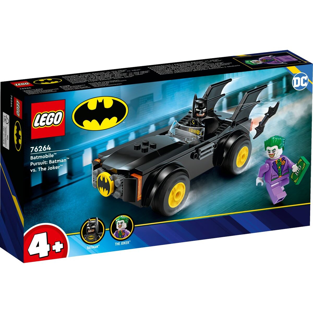 LEGO® Super Heroes DC 76264 Verfolgungsjagd im Batmobile: Batman vs. Joker