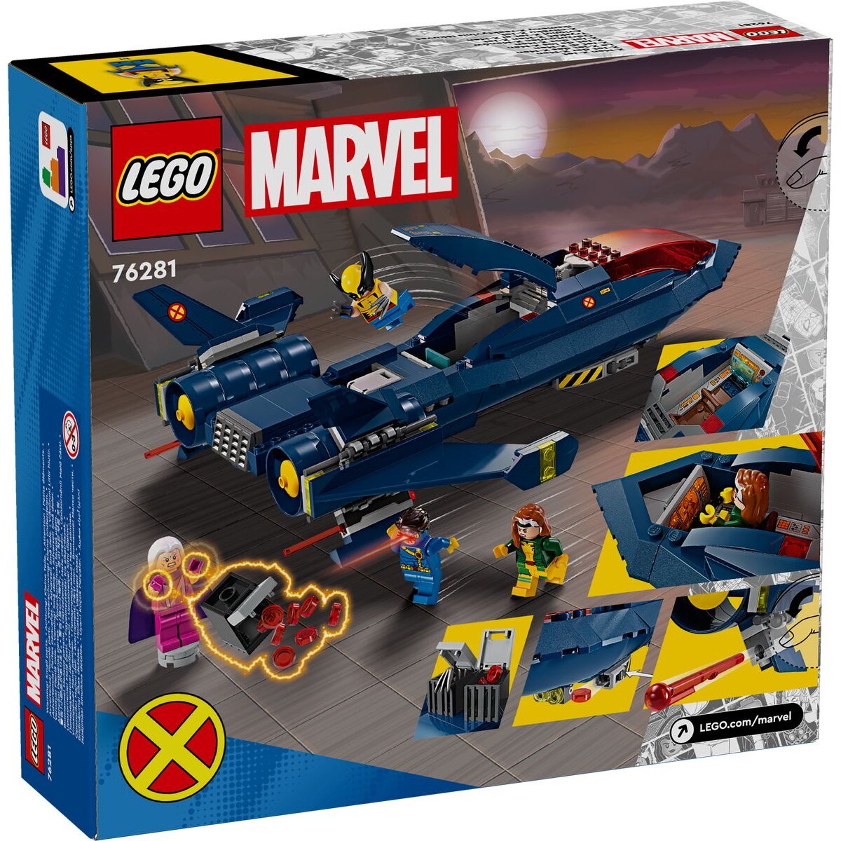 LEGO® Super Heroes 76281 X-Jet der X-Men