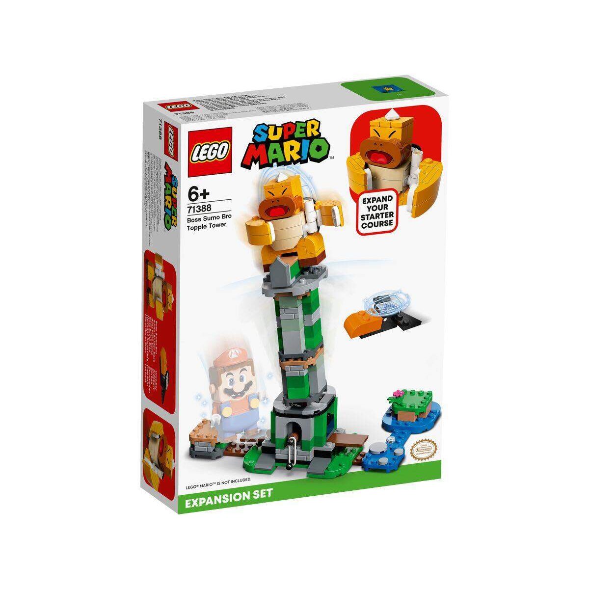 LEGO® Super Mario 71388 Kippturm mit Sumo-Bruder-Boss – Erweiterungsset