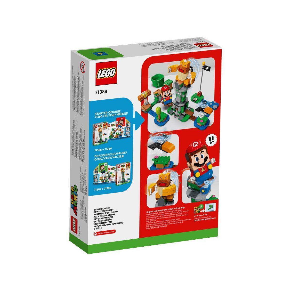 LEGO® Super Mario 71388 Kippturm mit Sumo-Bruder-Boss – Erweiterungsset