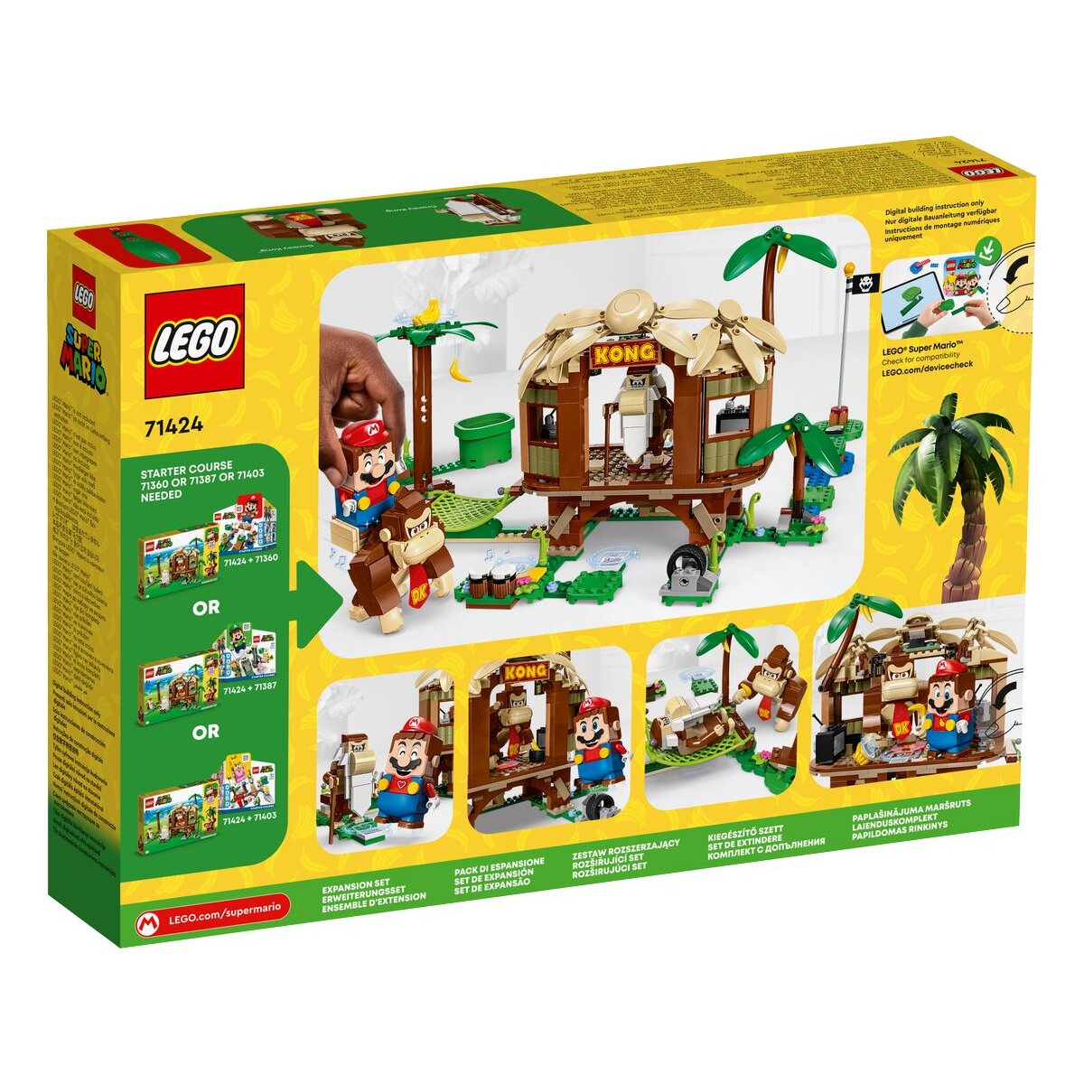 LEGO® Super Mario 71424 Donkey Kongs Baumhaus – Erweiterungsset