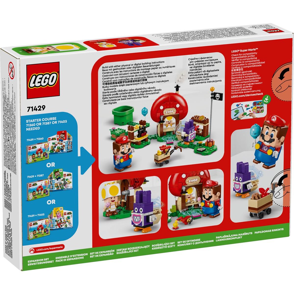 LEGO® Super Mario 71429 Mopsie in Toads Laden – Erweiterungsset