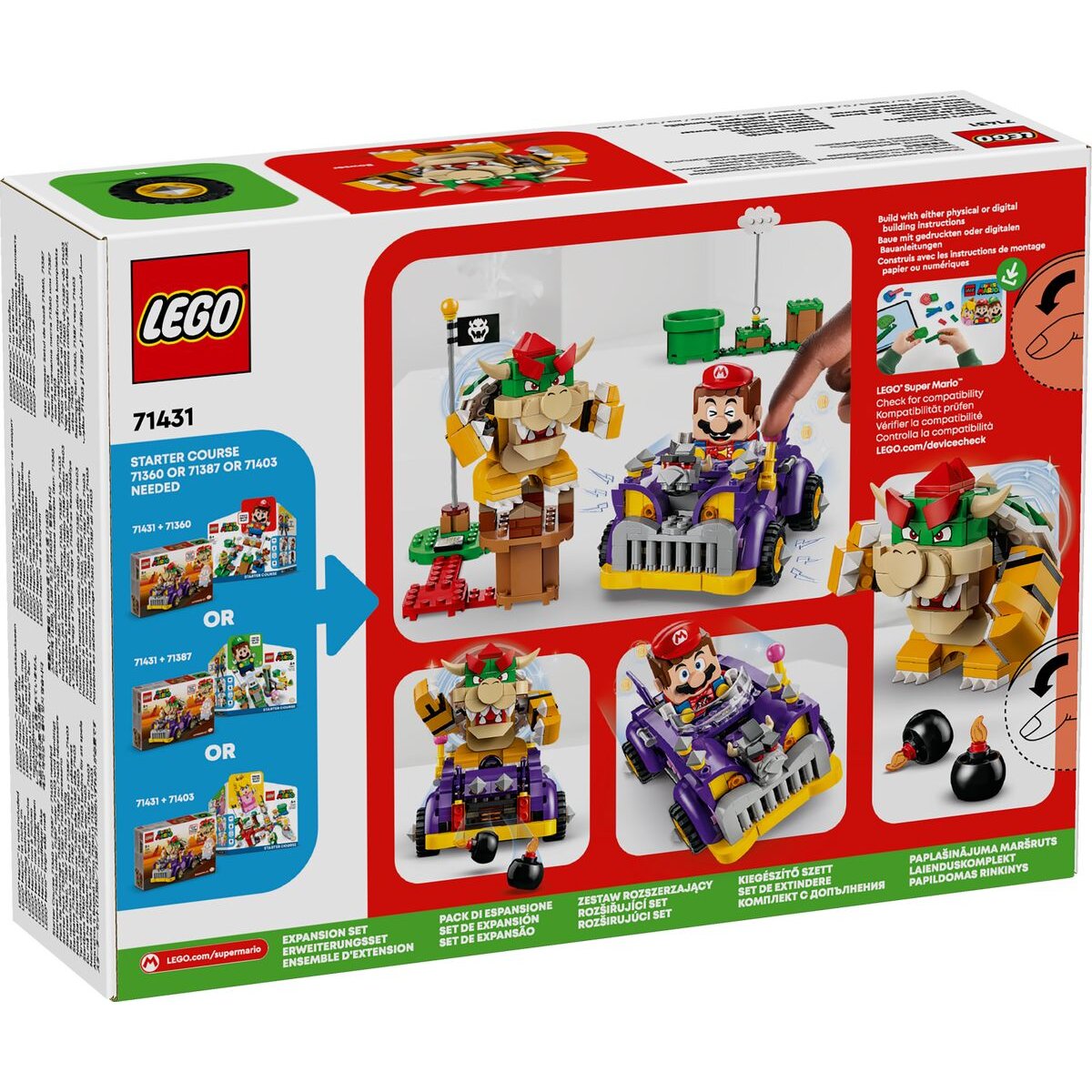 LEGO® Super Mario 71431 Bowsers Monsterkarre – Erweiterungsset