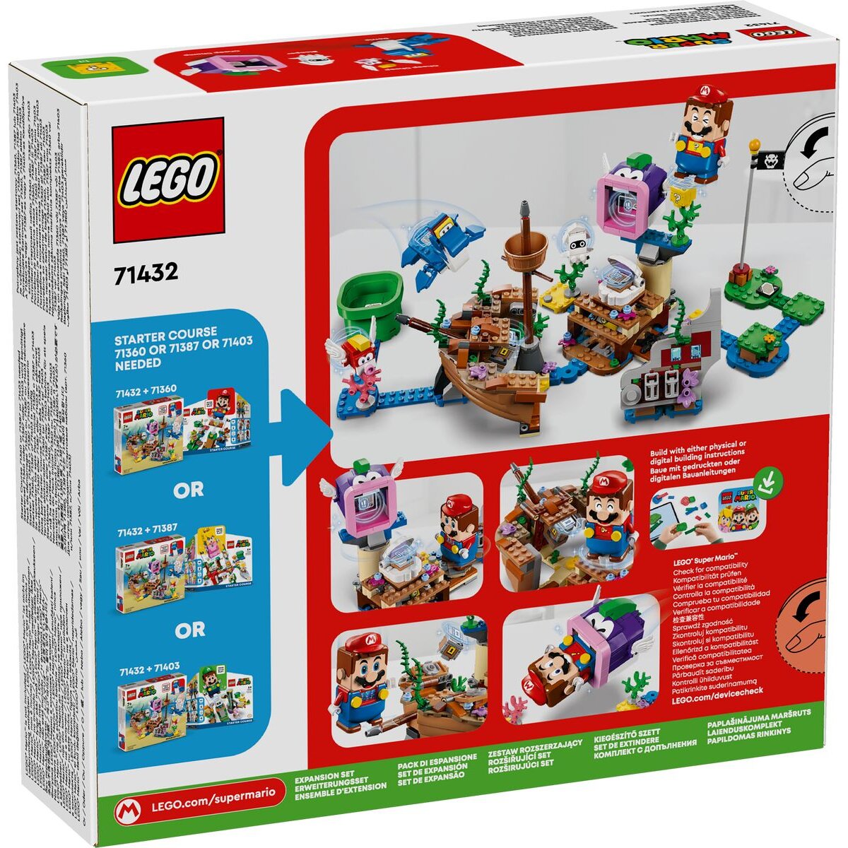 LEGO® Super Mario 71432 Dorrie und das versunkene Schiff – Erweiterungsset