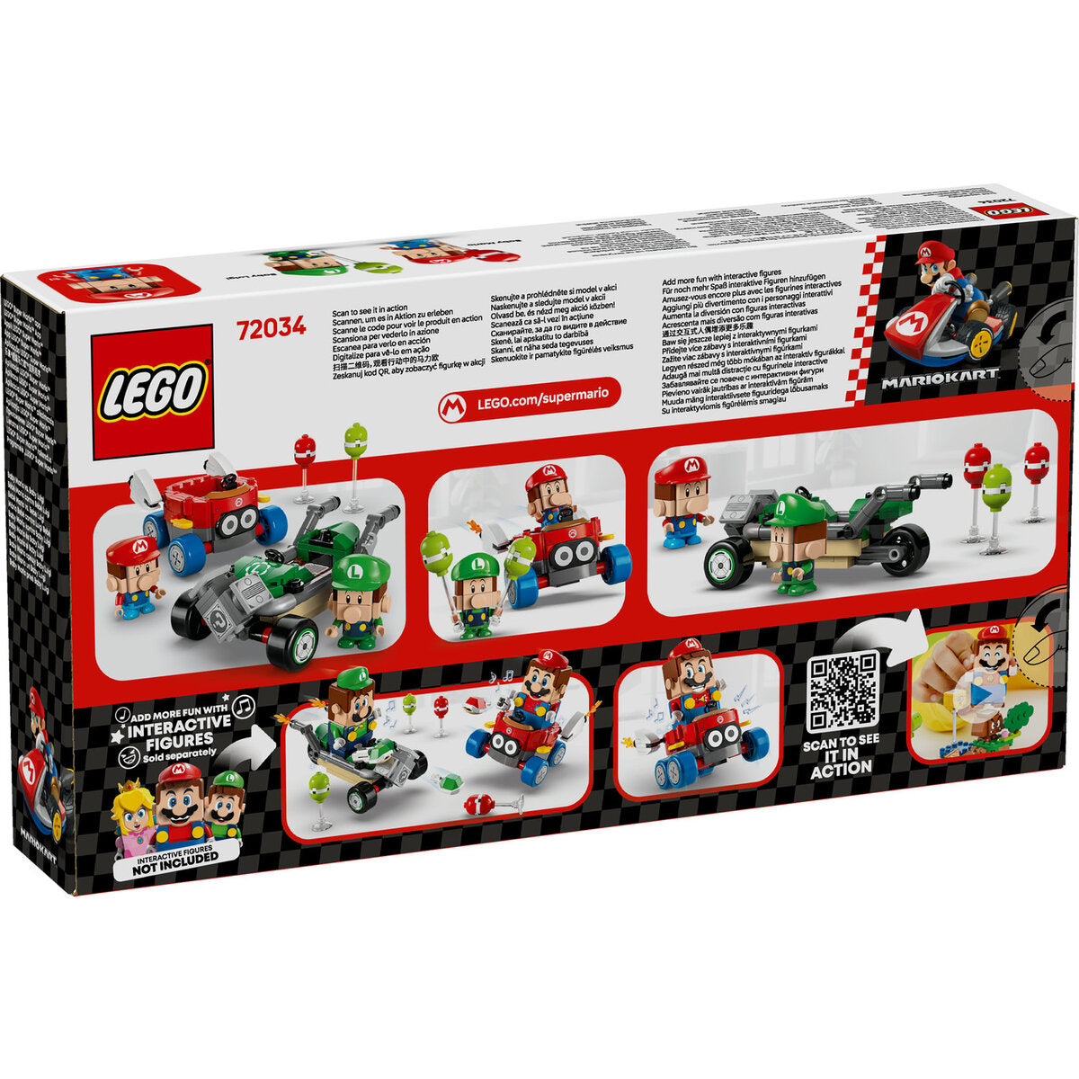 LEGO® Super Mario 72034 Mario Kart™ – Baby Mario vs. Baby Luigi
