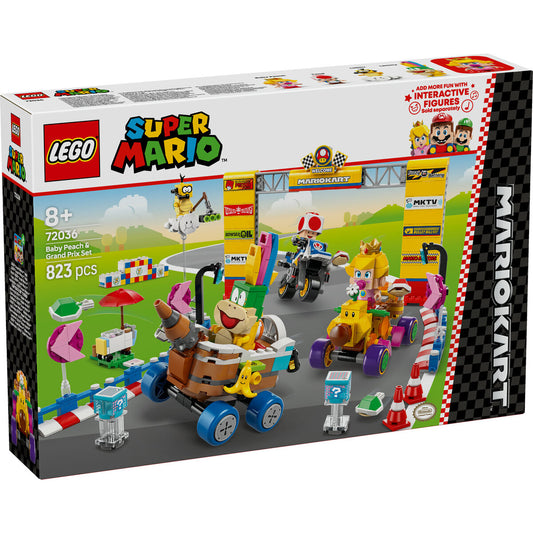 LEGO® Super Mario 72036 Mario Kart™ – Baby Peach & Grand Prix–Set