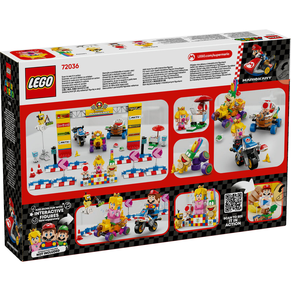LEGO® Super Mario 72036 Mario Kart™ – Baby Peach & Grand Prix–Set