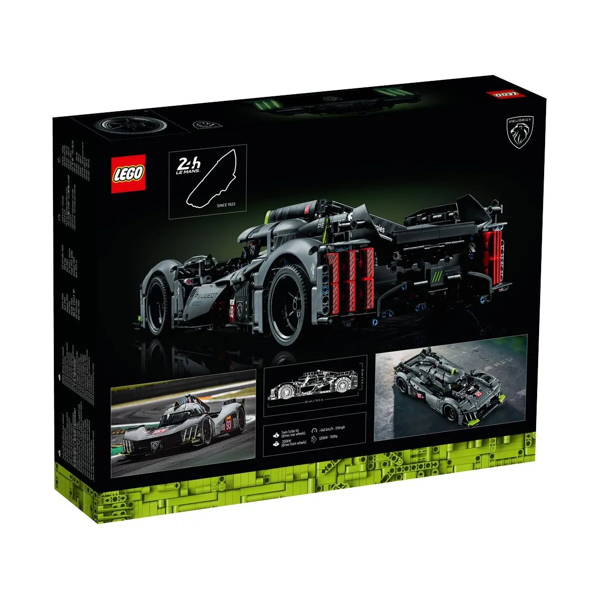 LEGO® Technic 42156 PEUGEOT 9X8 24H Le Mans Hybrid Hypercar