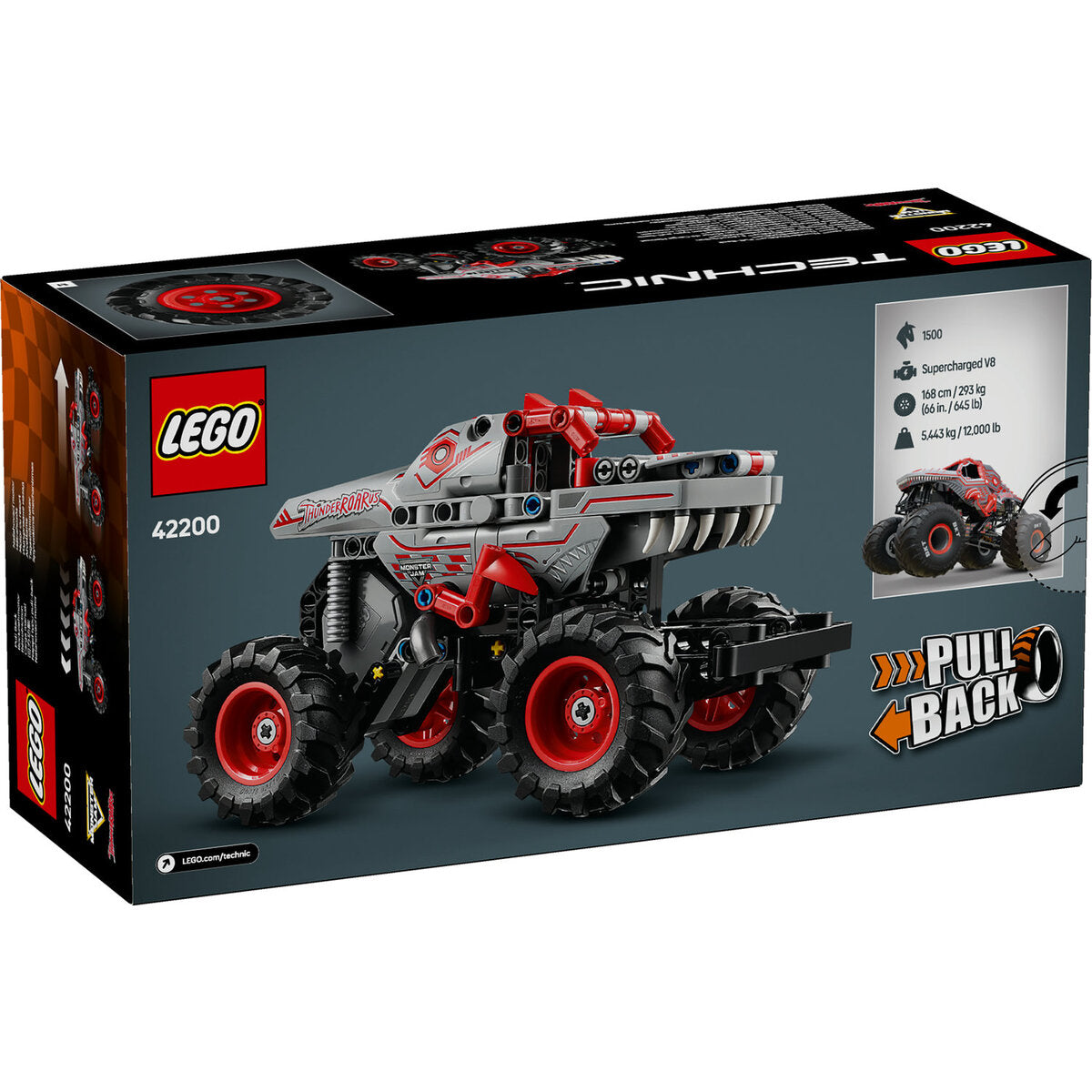 LEGO® Technic 42200 Monster Jam™ ThunderROARus™