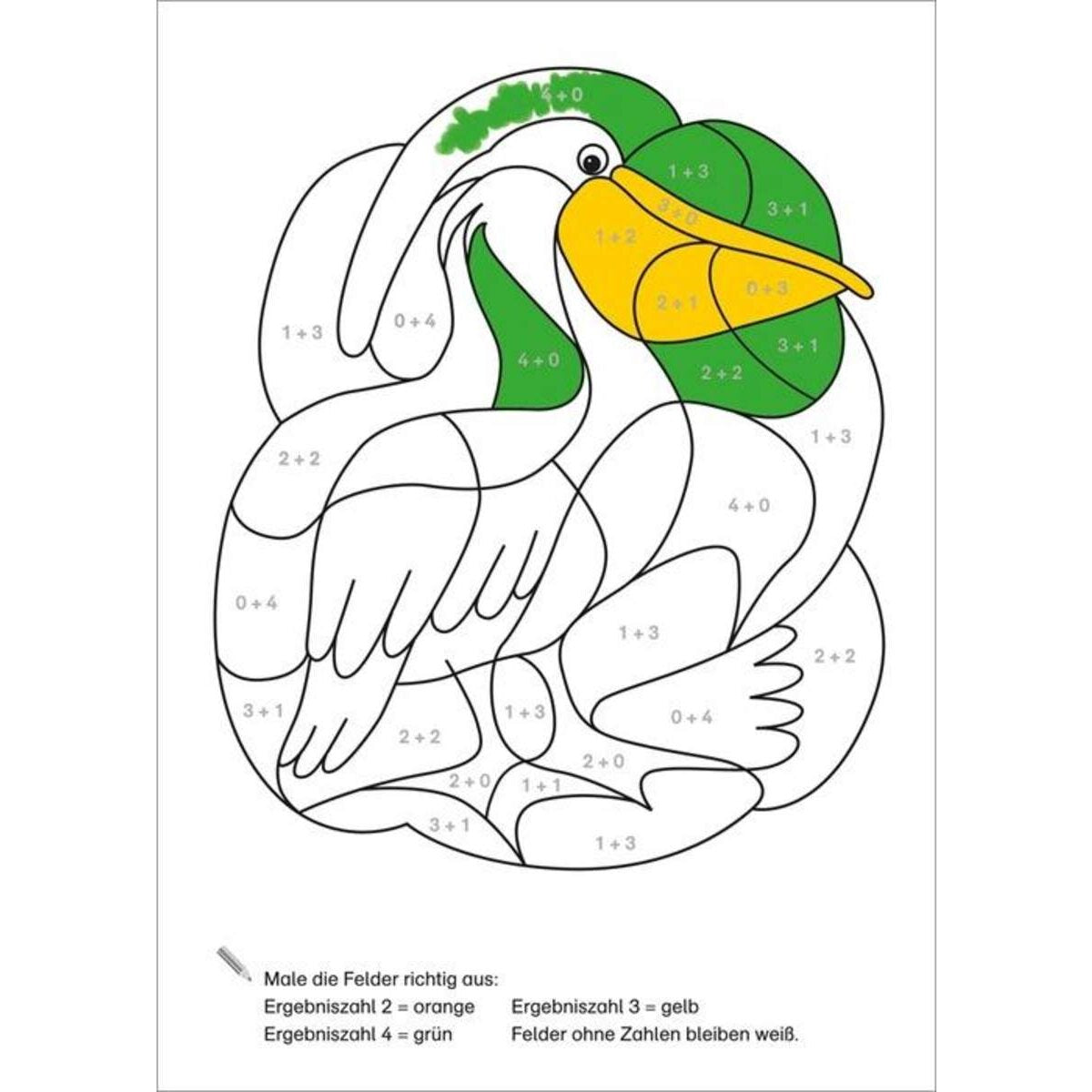 Lernstern Mein dickes Mathe-Malbuch. Rechnen 1. Klasse