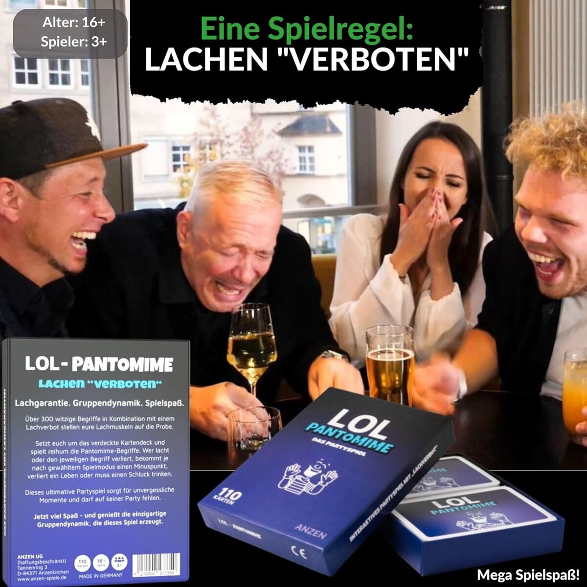 LOL PANTOMIME - Das Partyspiel ab 3 Spielern