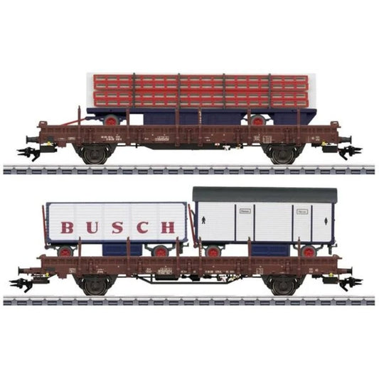 Märklin 45042 H0 2er-Set Güterwagen Zirkus Busch