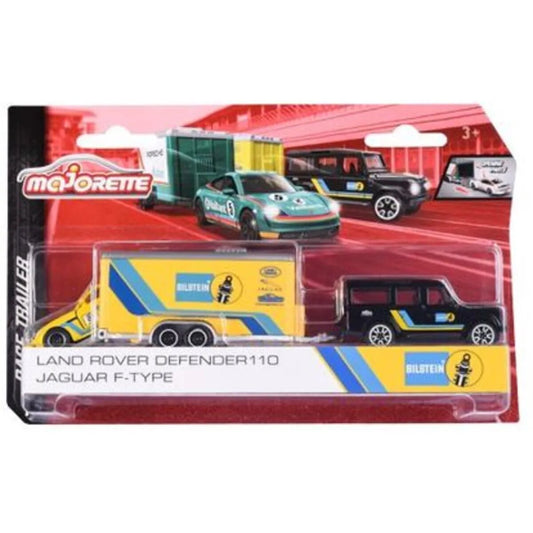 Majorette Race Trailer, 1 Set, 4-fach sortiert