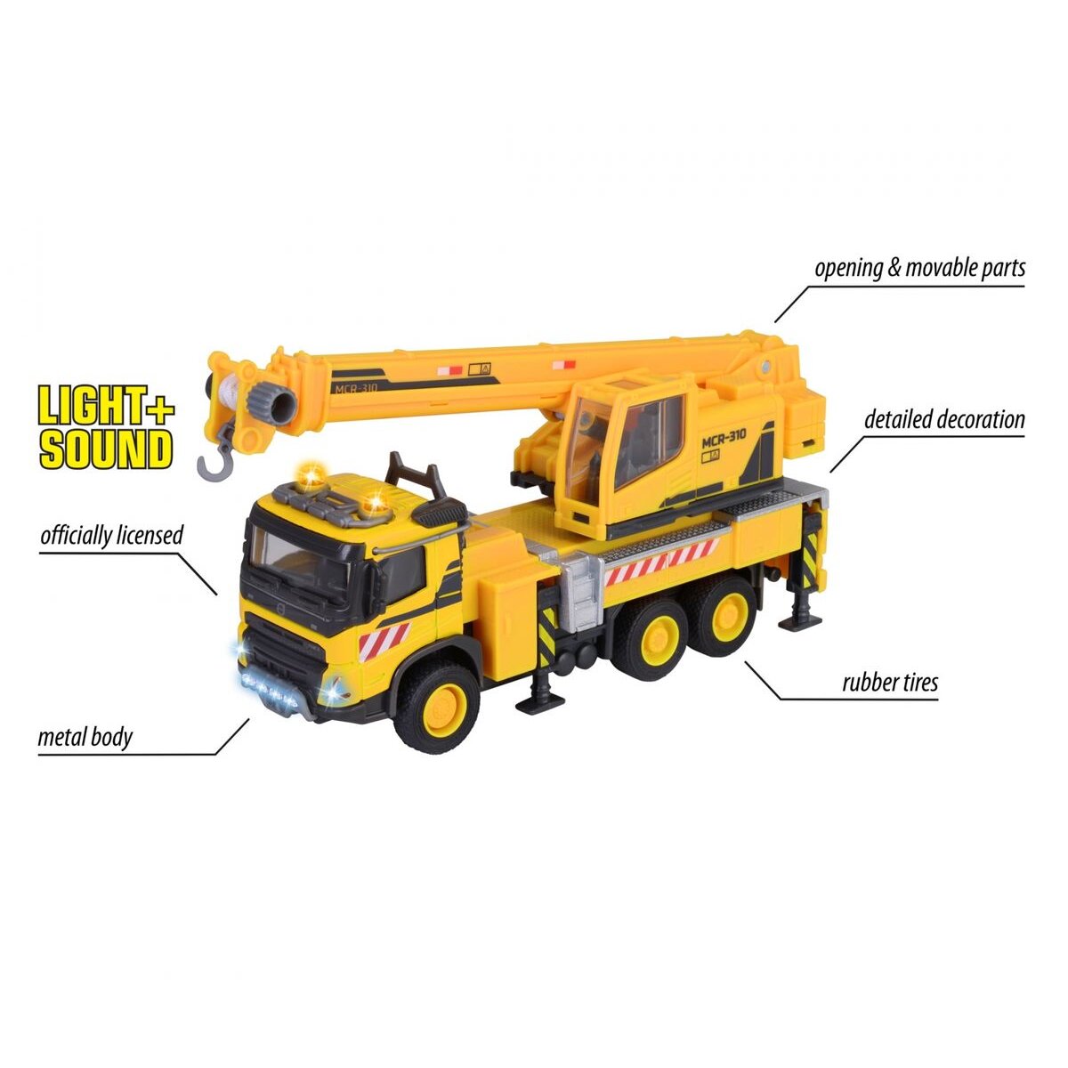 Majorette Volvo Truck Crane