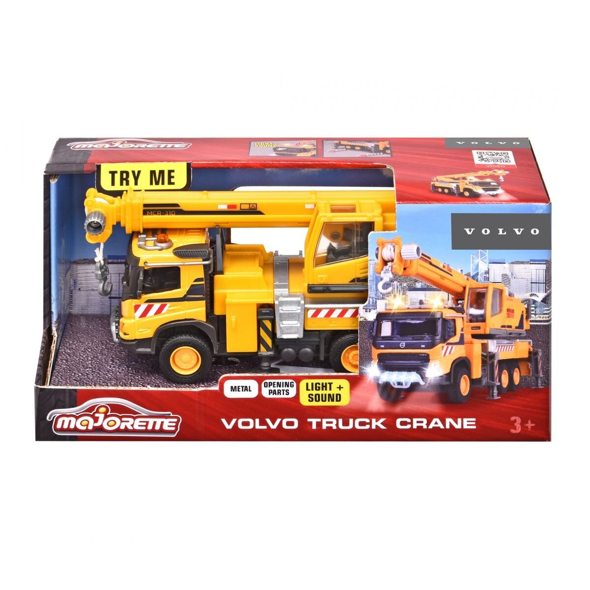 Majorette Volvo Truck Crane