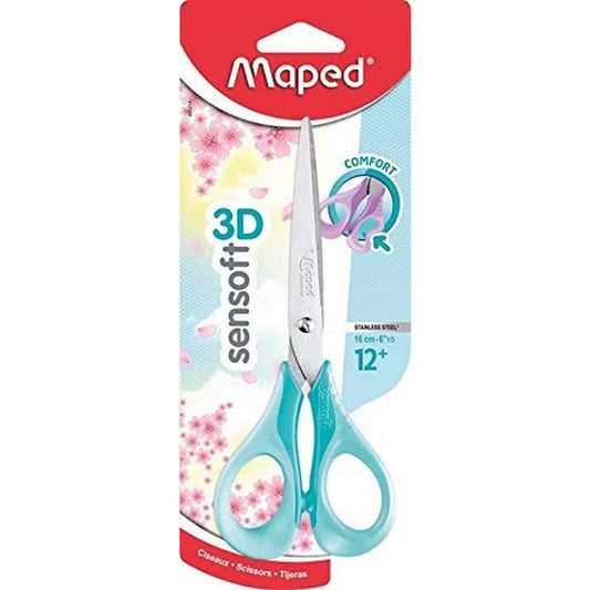 Maped - Schul- und Bastel-Schere SENSOFT PASTELL 16 cm