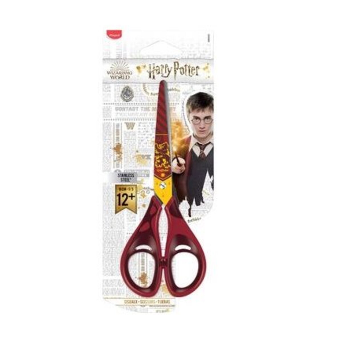 Maped Schere Harry Potter, spitz, 160 mm, rot