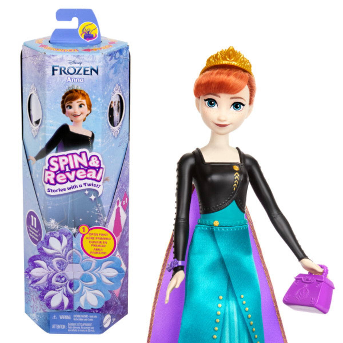 Mattel Disney Die Eiskönigin SPIN & REVEAL Anna