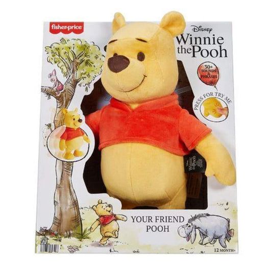 Mattel Disney Winnie Puuh Plüschspielzeug, 30 cm