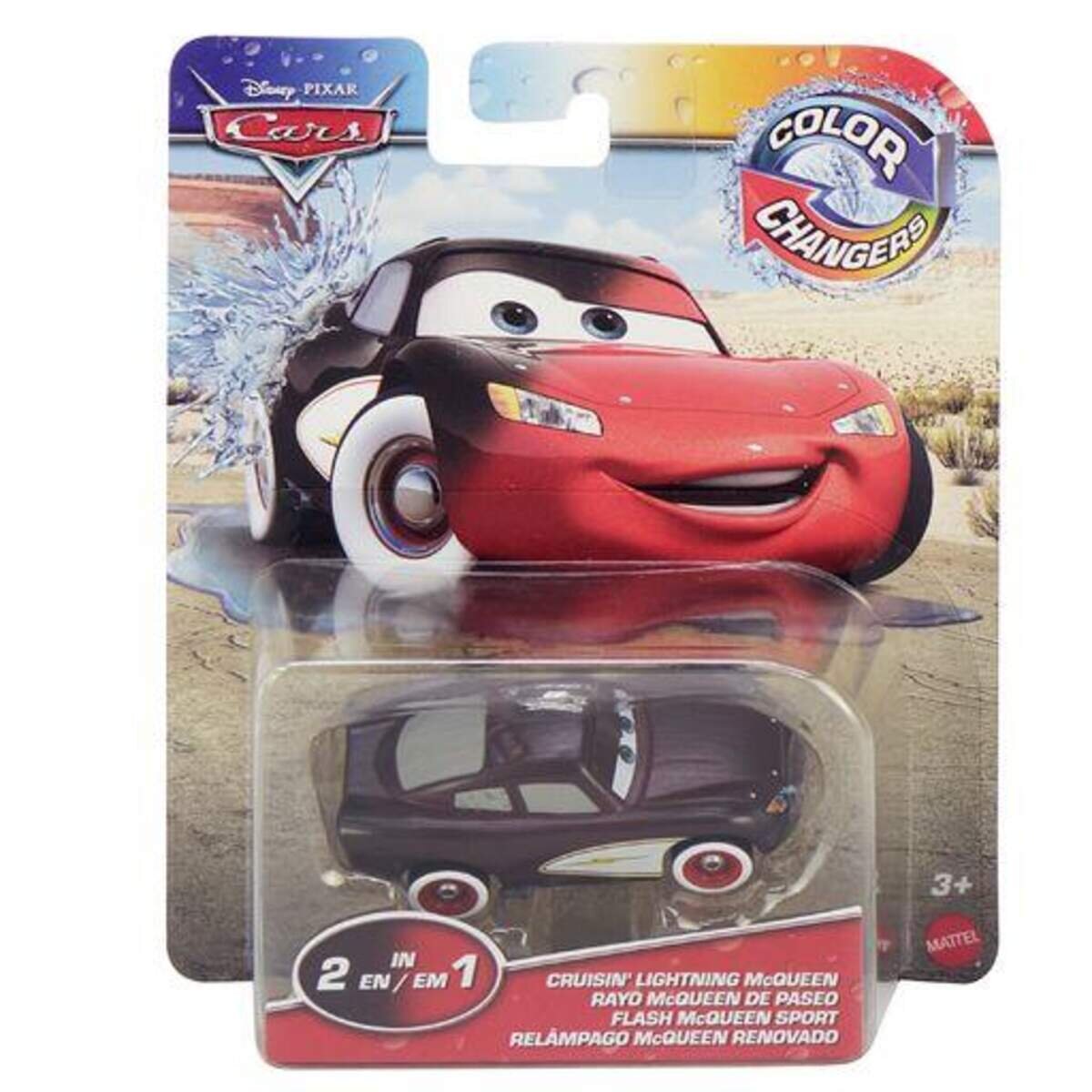 Mattel DisneyPixar Cars Farbwechsel Fahrzeug, 1 Stück, 8-fach sortiert