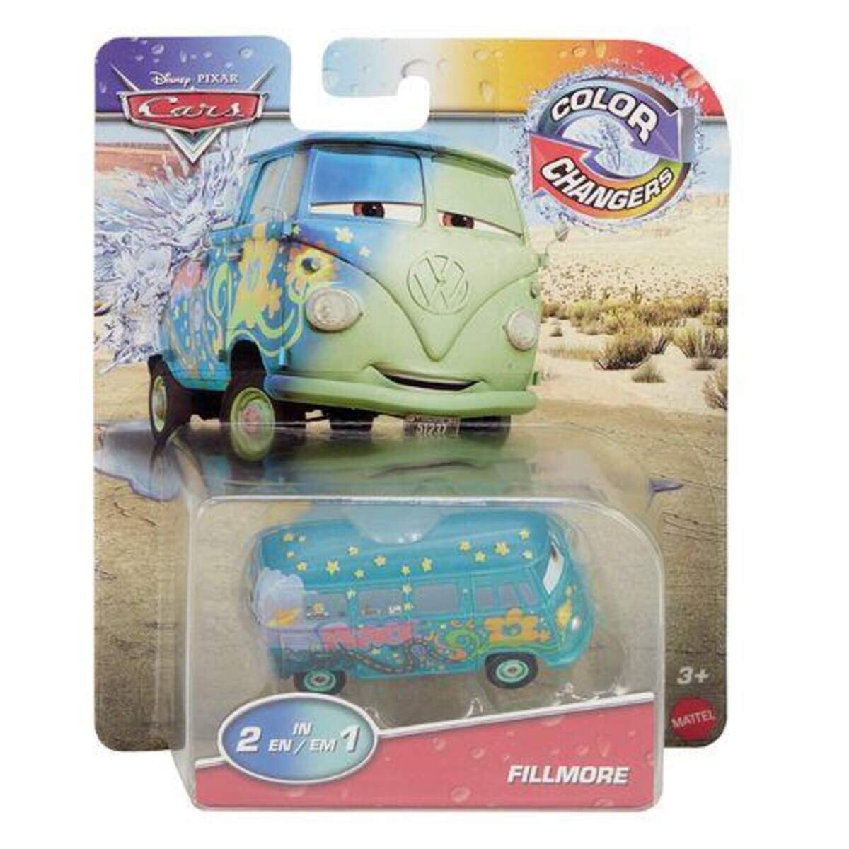 Mattel DisneyPixar Cars Farbwechsel Fahrzeug, 1 Stück, 8-fach sortiert