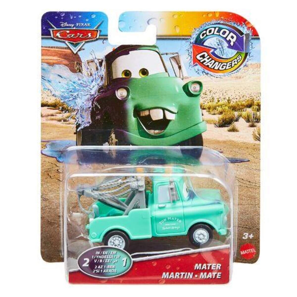 Mattel DisneyPixar Cars Farbwechsel Fahrzeug, 1 Stück, 8-fach sortiert