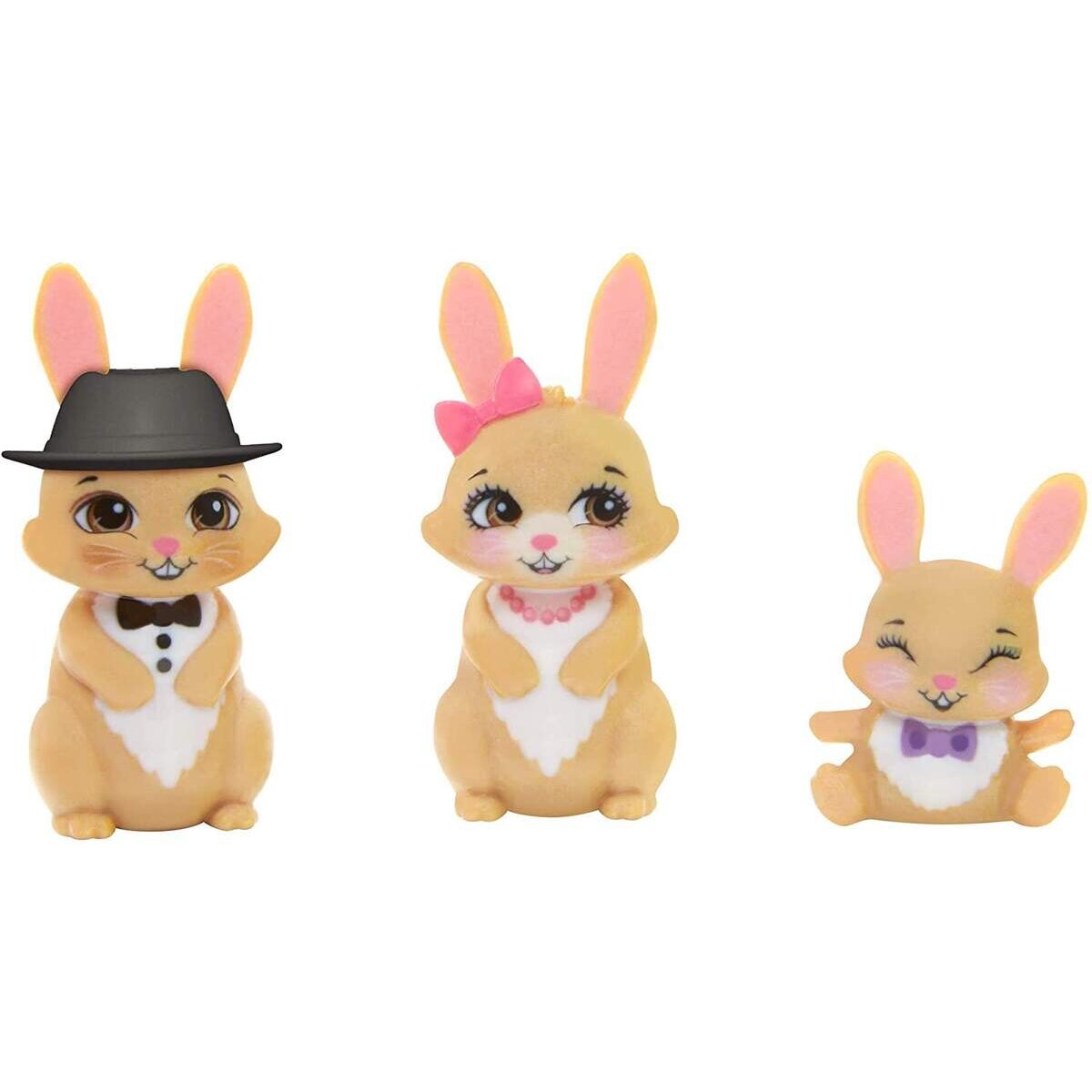 Mattel Enchantimals Royals Brystal Bunny Familie