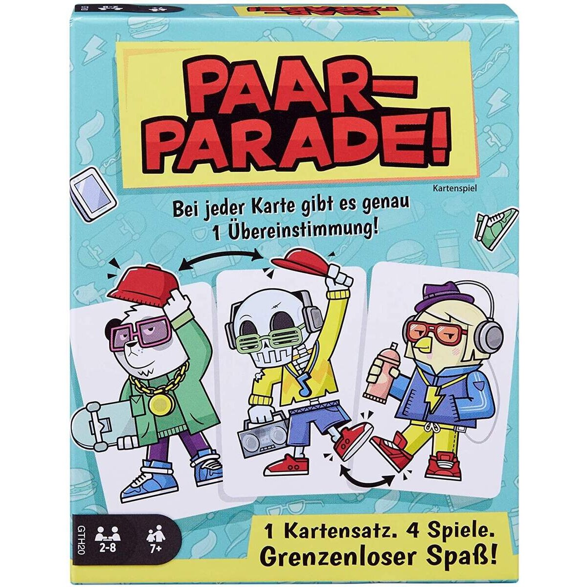 Mattel Games Paar-Parade, Kartenspiel