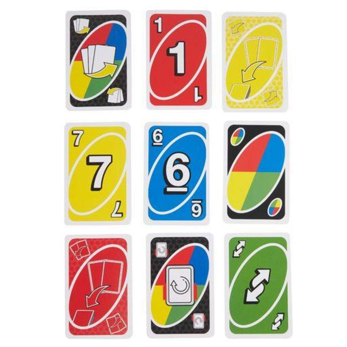 Mattel Games UNO Triple Play, Kartenspiel, Gesellschaftsspiel