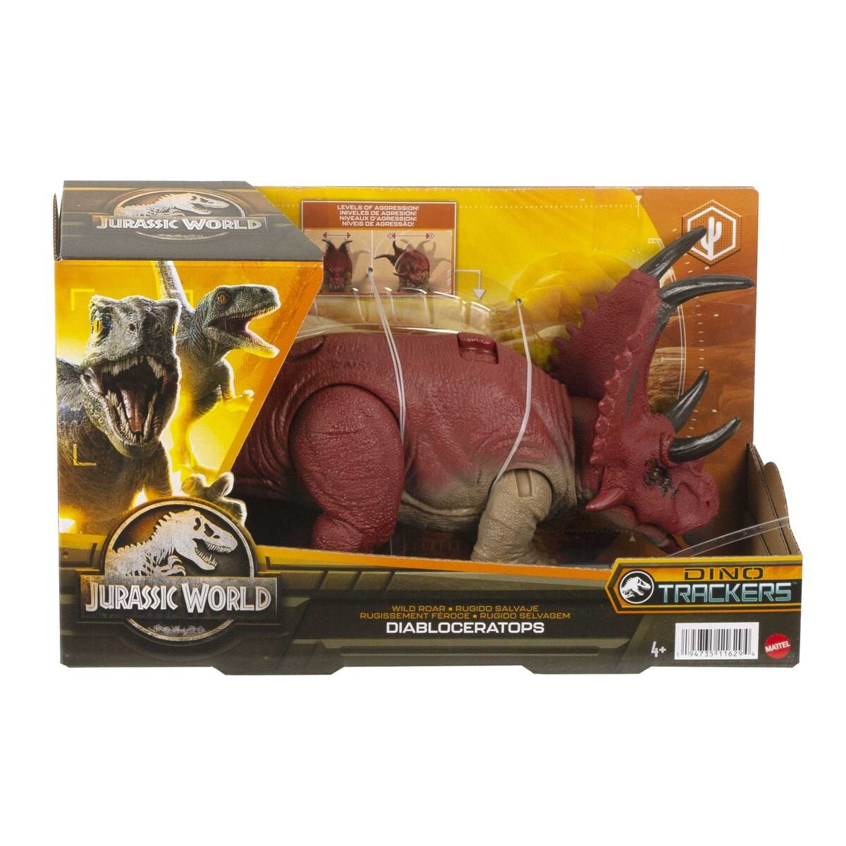 Mattel Jurassic World Wild Roar Diabloceratops