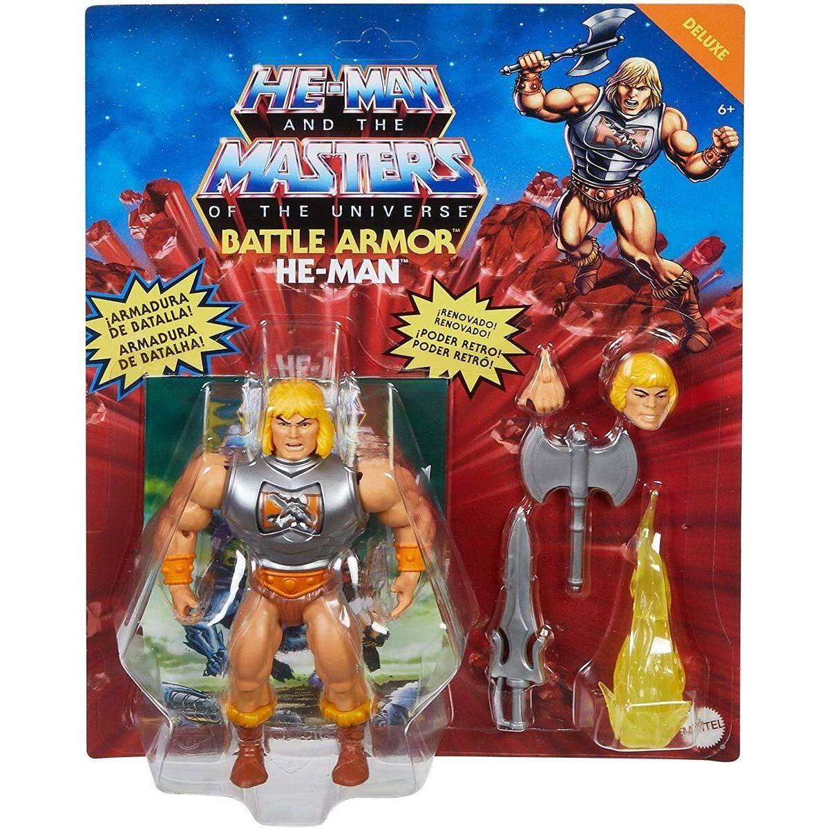 Mattel Masters of the Universe Origins Deluxe Actionfigur (14 cm) He-Man