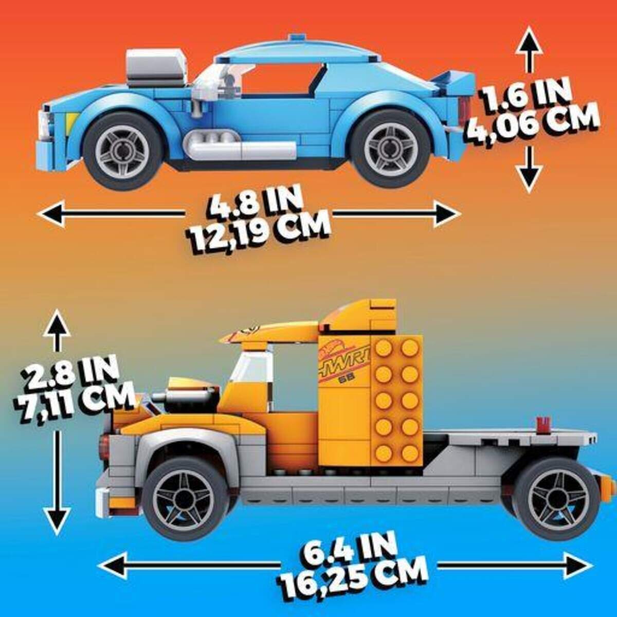 Mattel Mega Construx Hot Wheels Twinduction Hauler Pack