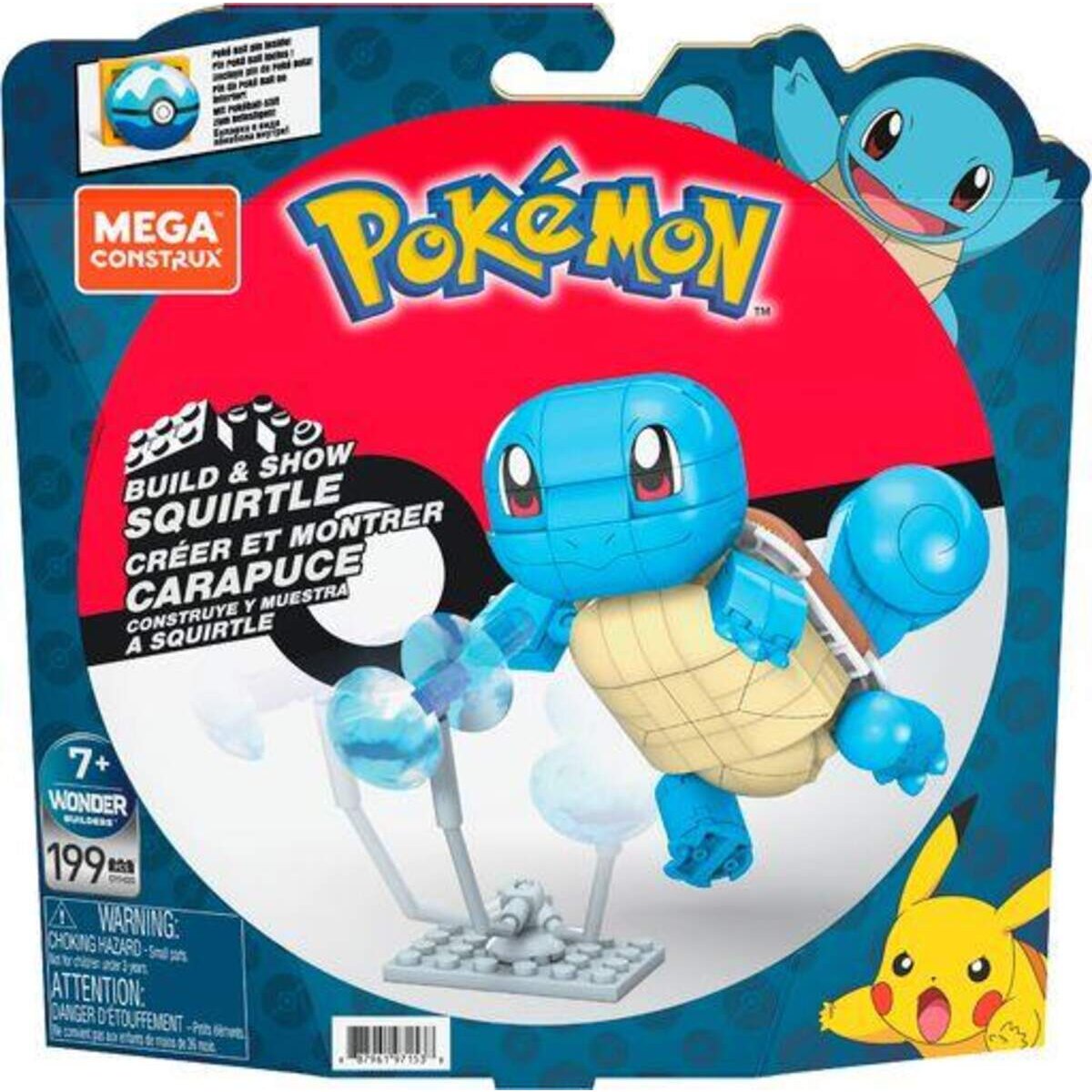 Mattel Mega Construx Pokemon Schiggy