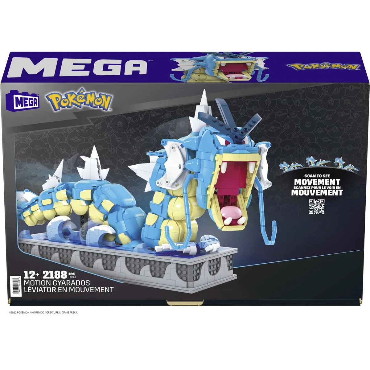 Mattel MEGA Pokemon Motion Garados bewegliches Bauset