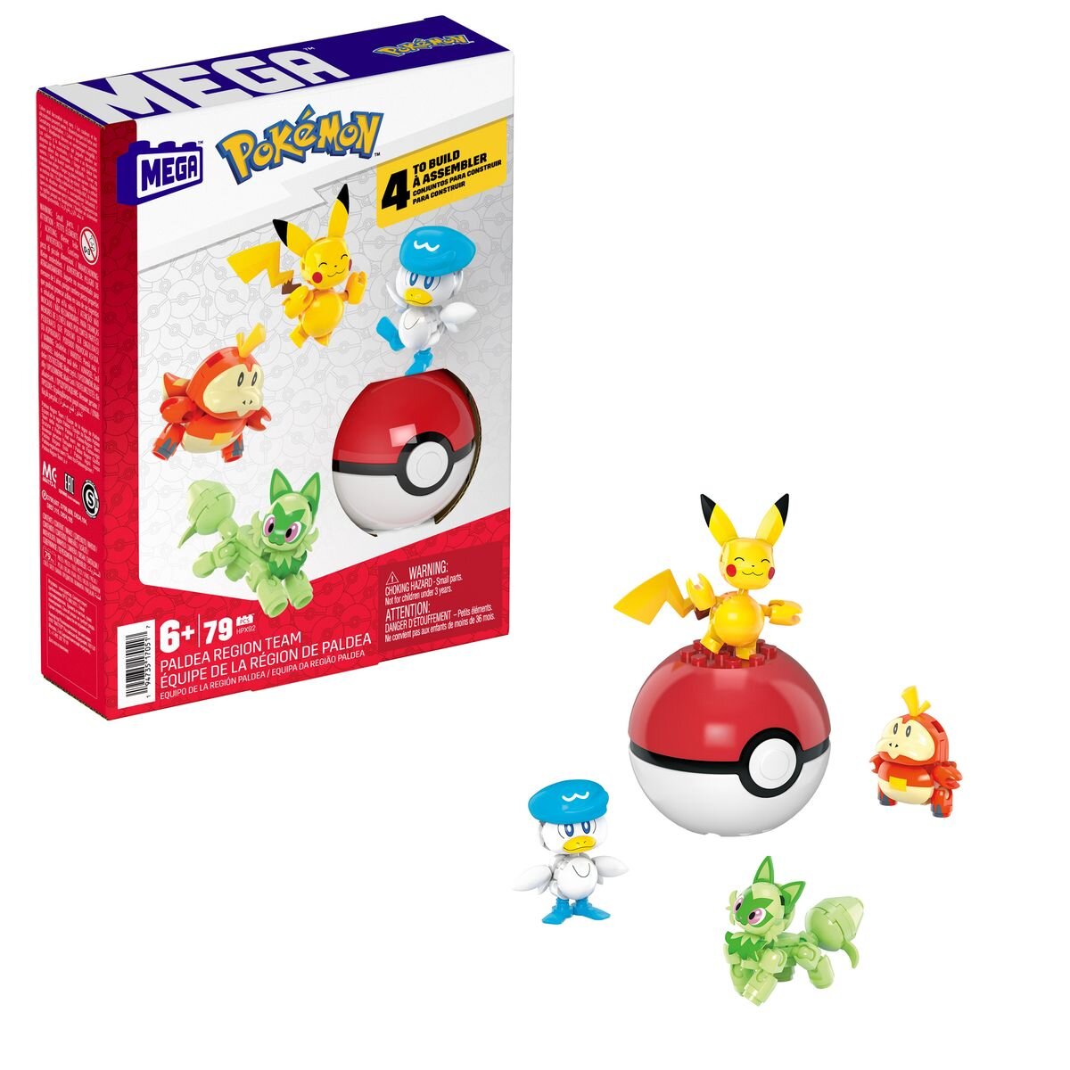 Mattel MEGA Pokémon Paldea Region Team