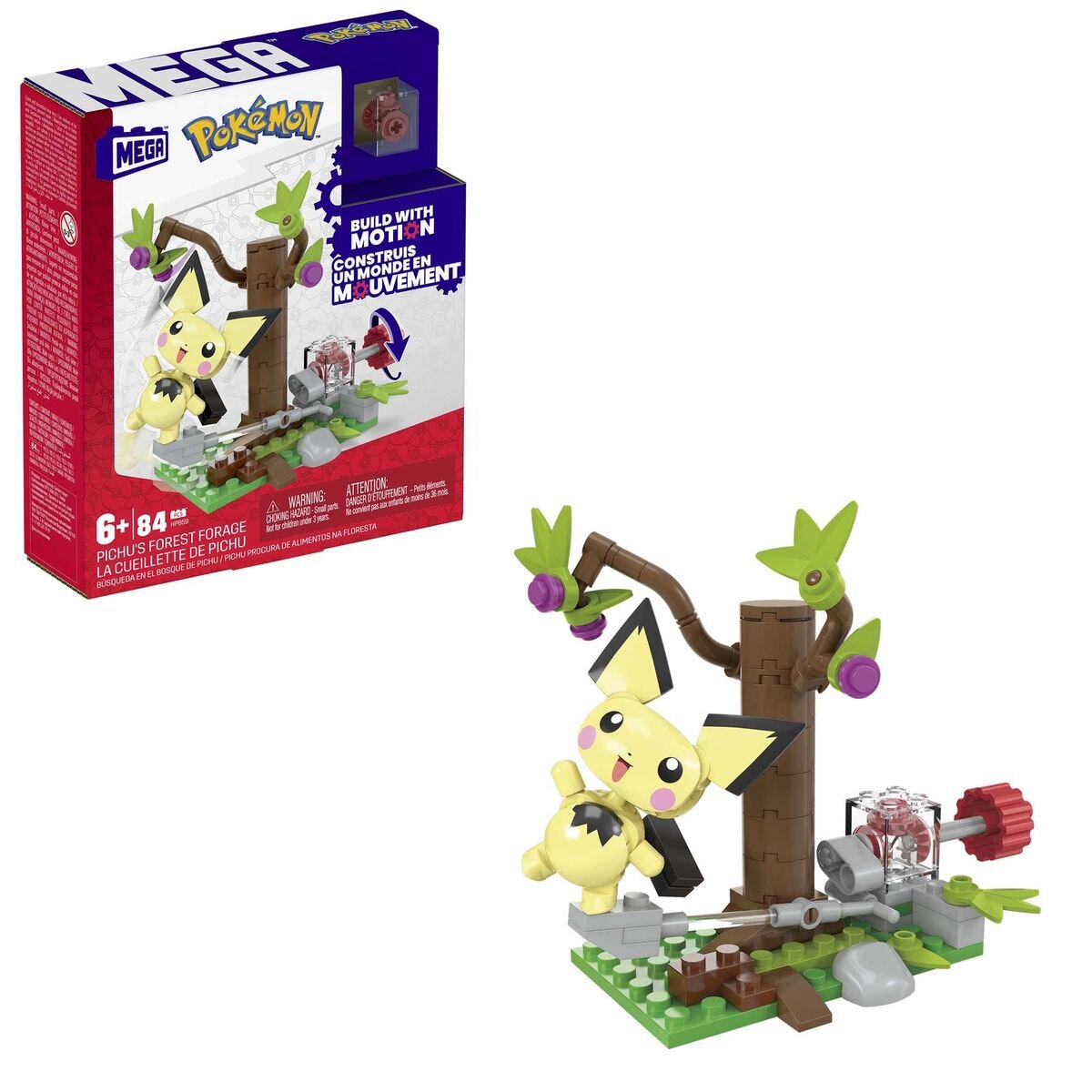 Mattel MEGA Pokémon Pichus Wald-Futtersuche