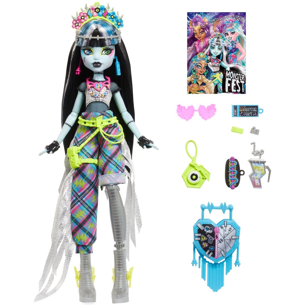 Mattel Monster High Monster Fest Frankie Stein Puppe