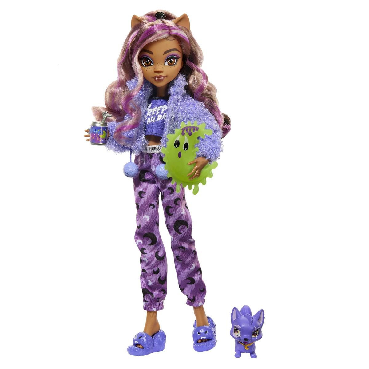 Mattel Monster High Schaurig schöne Pyjamaparty Clawdeen Wolf