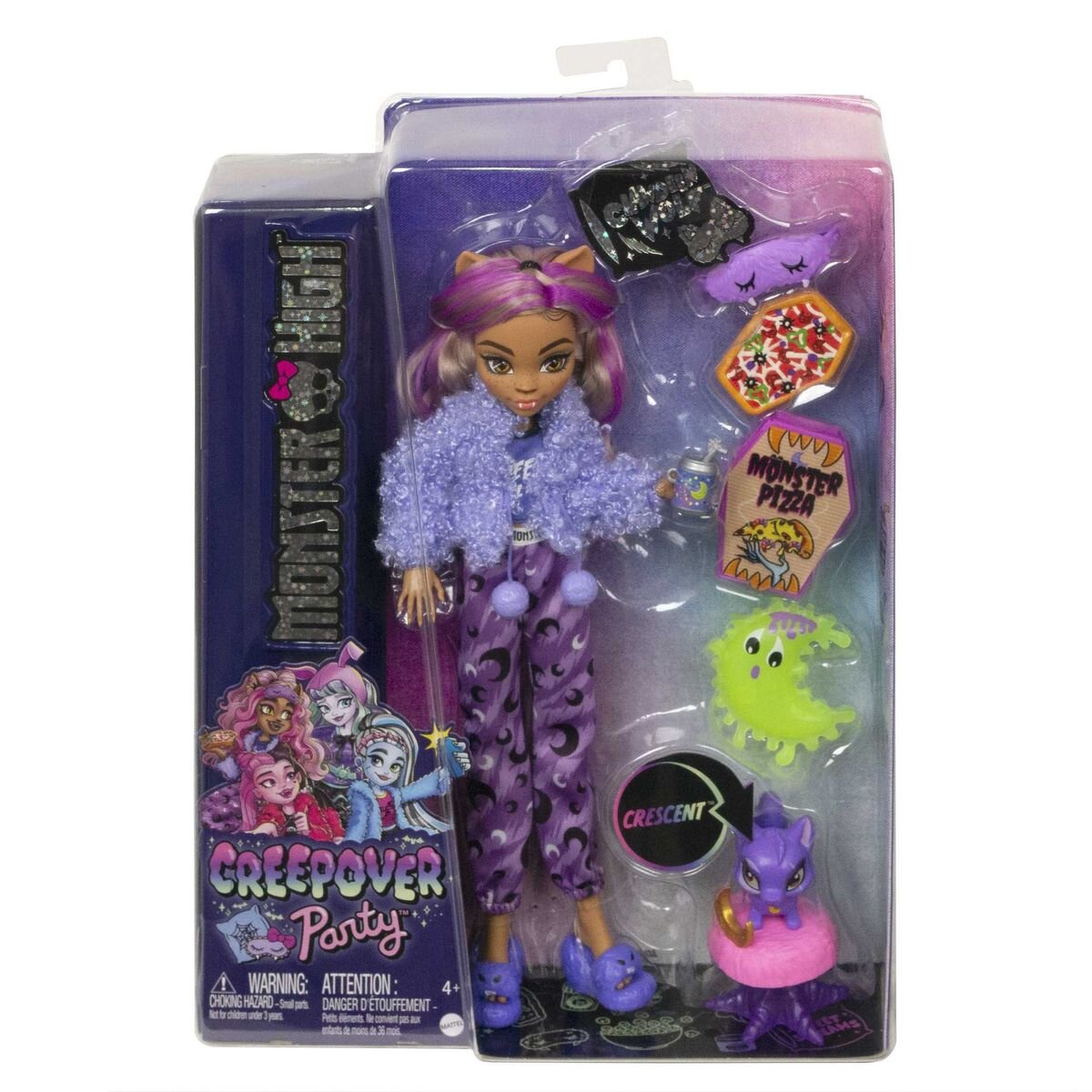 Mattel Monster High Schaurig schöne Pyjamaparty Clawdeen Wolf