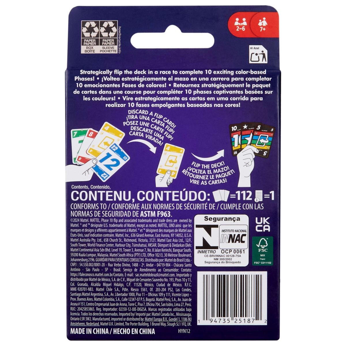 Mattel Phase 10 Flip