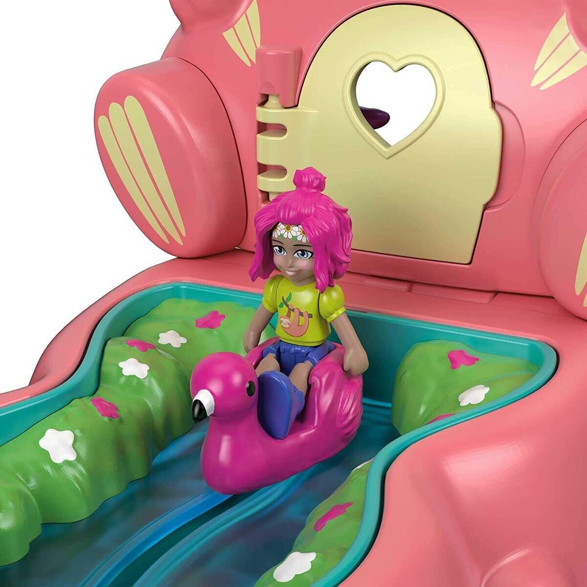 Mattel Polly Pocket Drehspaß-Schatulle Faultier