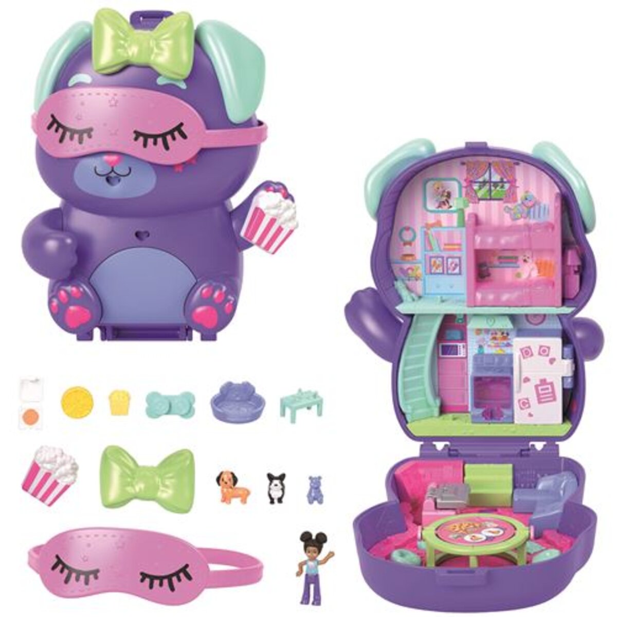 Polly Pocket Welt Schatulle, 1 Stück, 4-fach sortiert