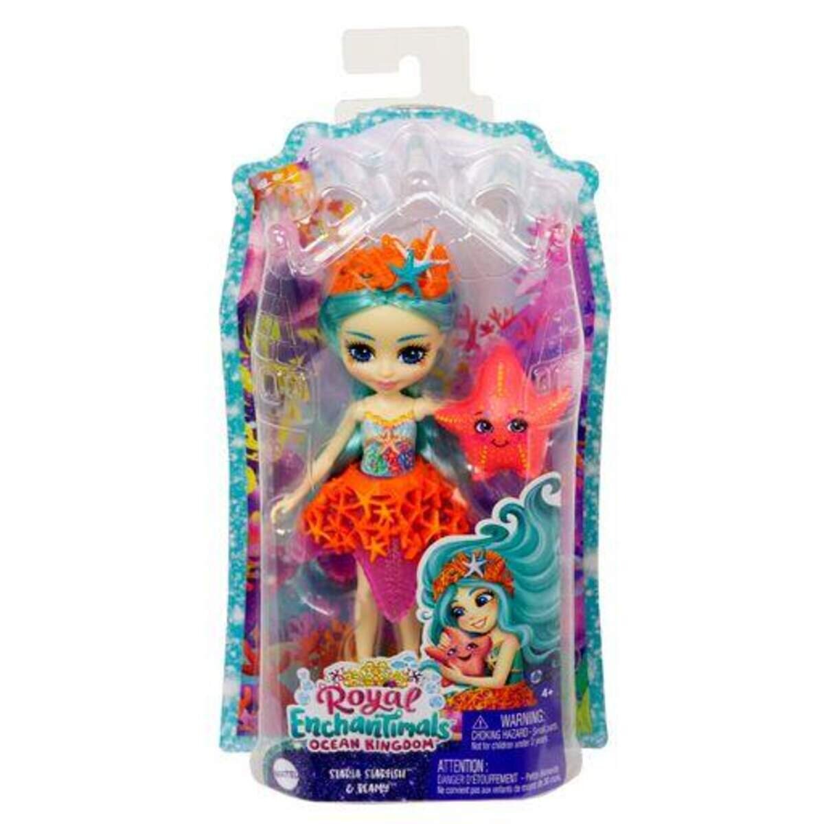 Mattel Royal Enchantimals Staria Starfish & Beamy Puppe