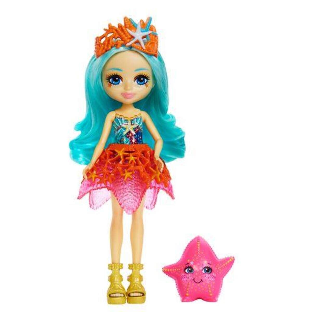 Mattel Royal Enchantimals Staria Starfish & Beamy Puppe