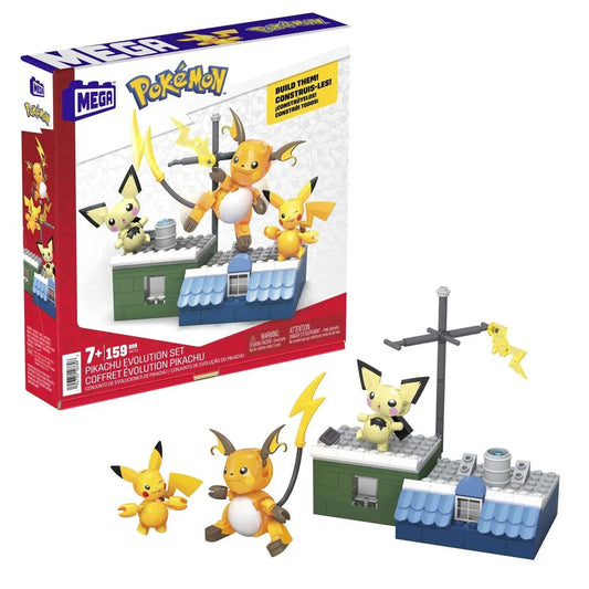 Mattel MEGA Pokemon Pikachu Evolution Set