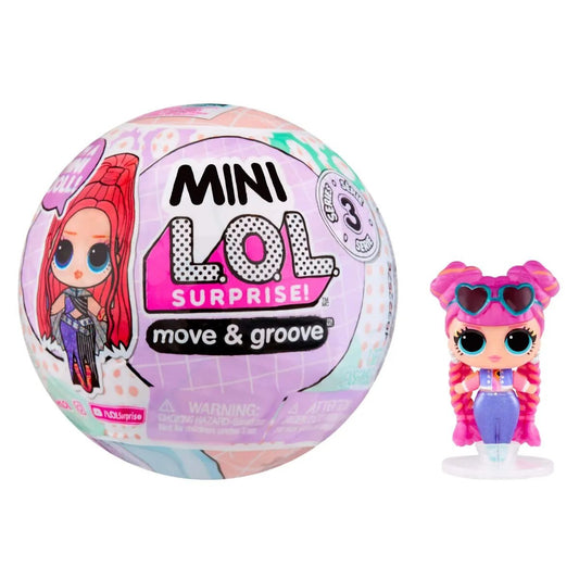 MGA Entertainment L.O.L. Surprise Mini S3 Move-and-Groove, 1 Kugel, sortiert