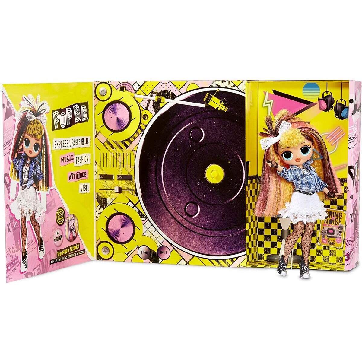 MGA Entertainment L.O.L. Surprise OMG Remix- Doll 3- Pop B.B.